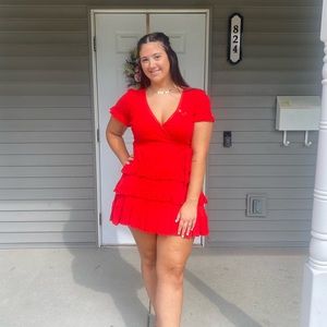 Red lulus dress